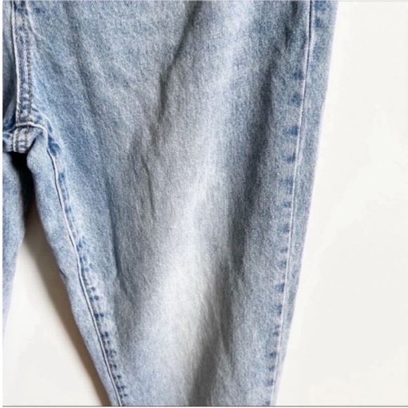 Blank NYC High Rise Top Knot jeans blue denim tapered boyfriend - Picture 4 of 9